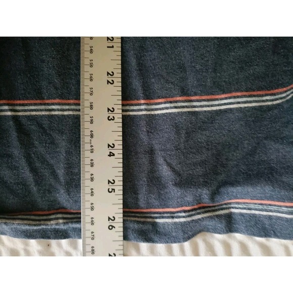 Vissla Decker Washed Hoodie Mens Medium Blue‎ Multi Color Striped Street Fashion - Picture 13 of 14
